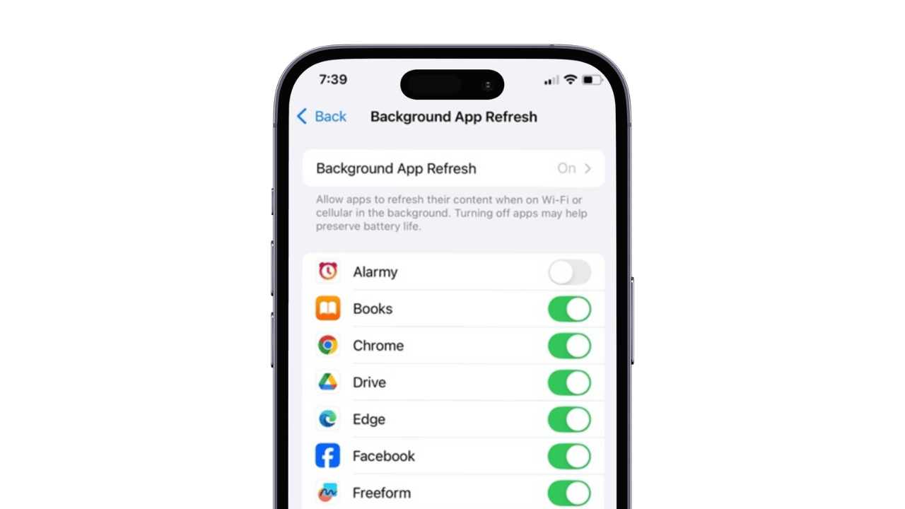 iPhoneでバッテリーの使用によってアプリを表示する方法