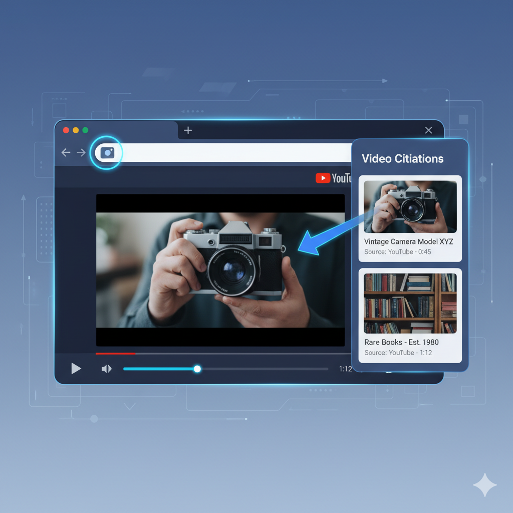 Chromeは「レンズビデオの引用」をテストして、YouTubeの瞬間にまっすぐジャンプします