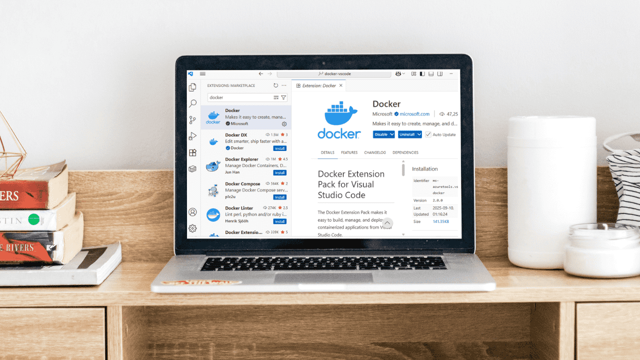 VSコードでDockerを統合して使用する方法