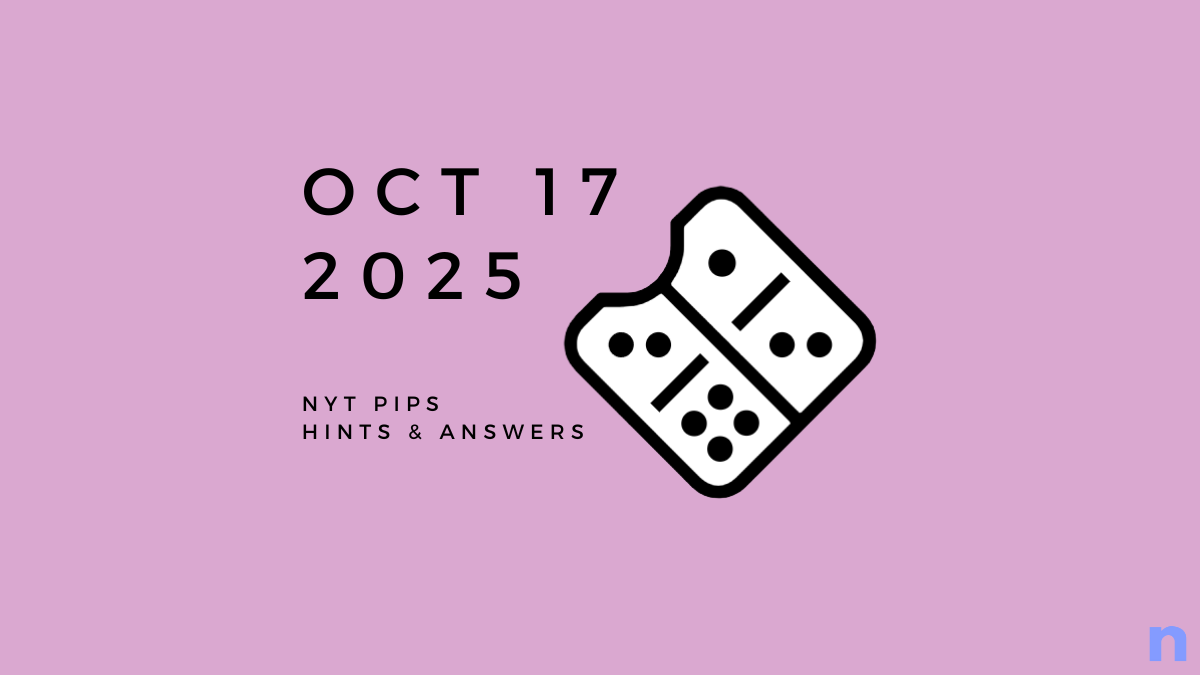 NYT Pips のハードヒントと解決策
