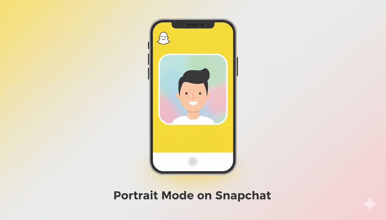 iPhoneユーザー向けのSnapchatでポートレートモードを有効にする方法