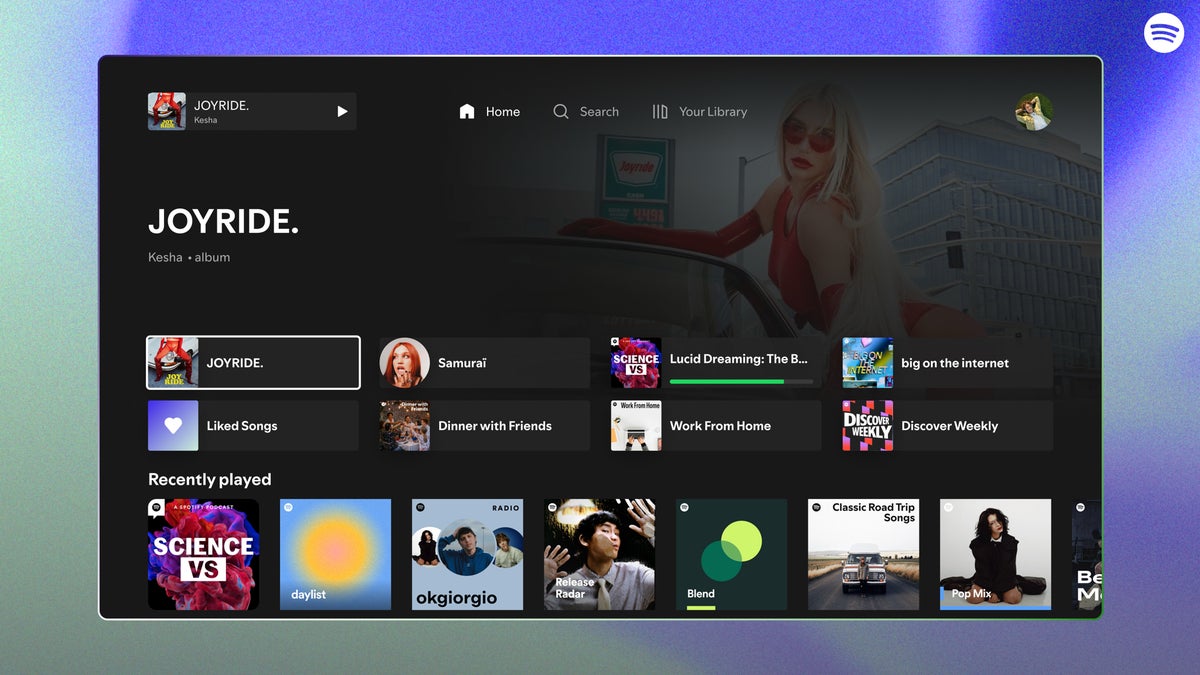 Spotify の新しい Apple TV アプリがついに登場、大幅アップグレード