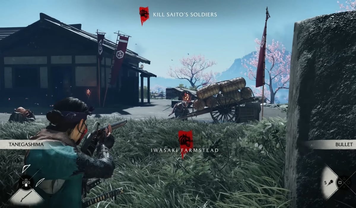 Ghost of Yotei Gun Parts Guide：場所とクエスト