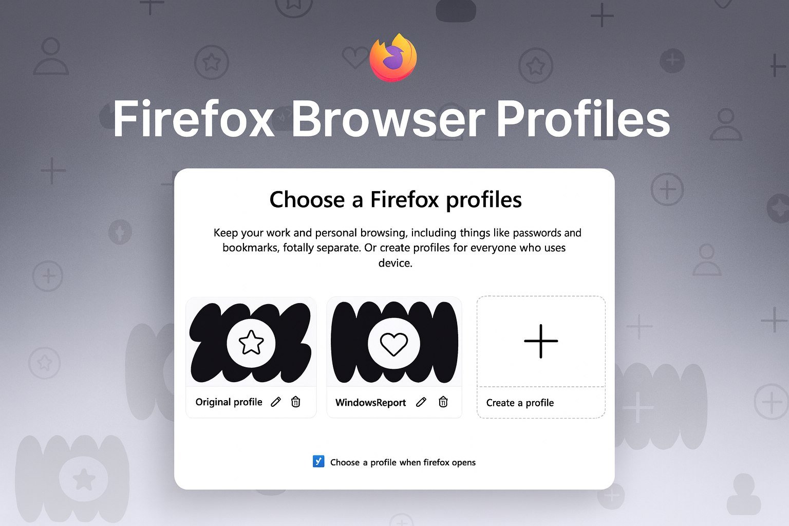 Firefox 144はあなたが待っていたプロフィールマネージャーをもたらします