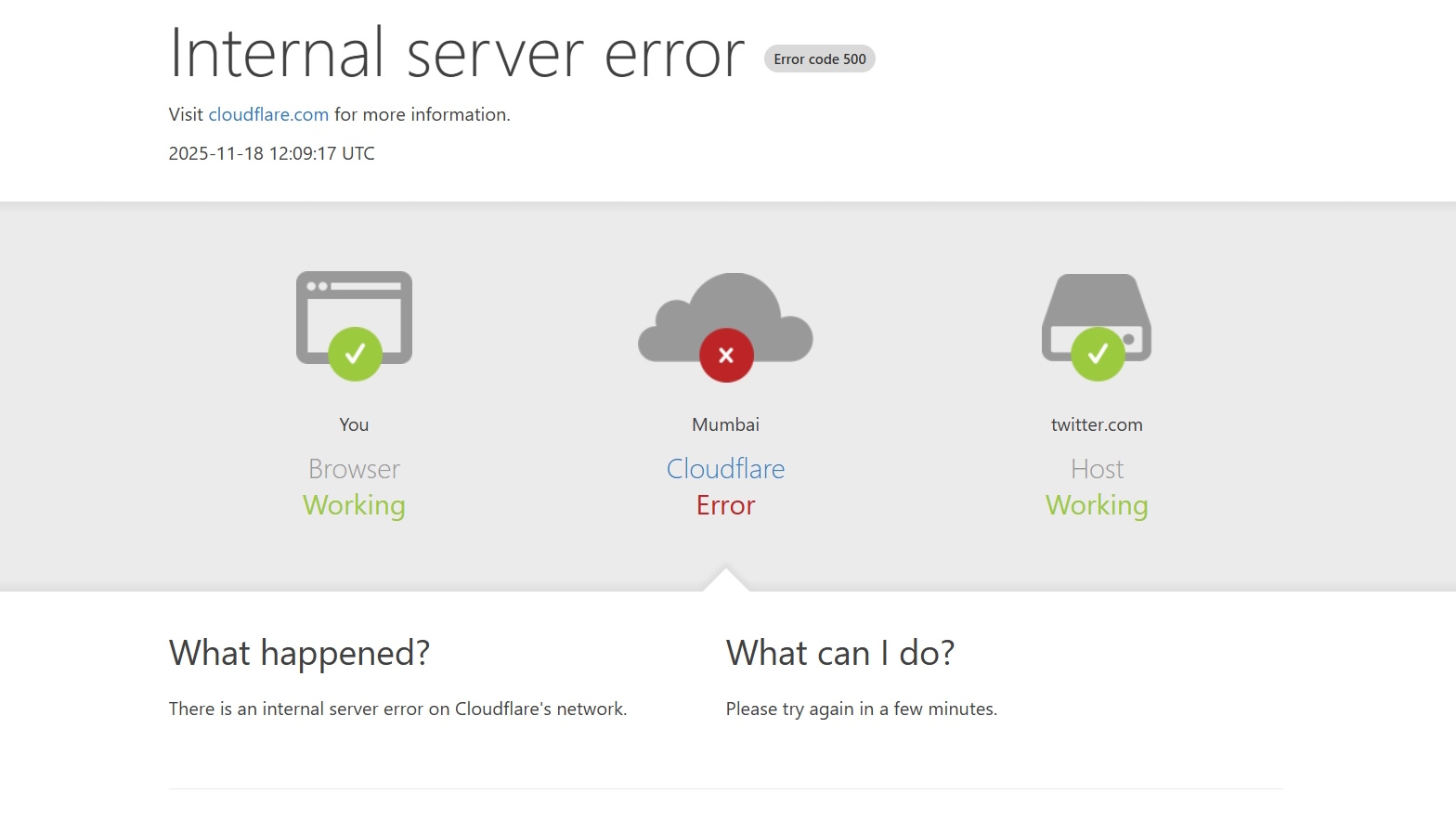 あなただけではありません: Cloudflare がダウンしており、お気に入りのアプリや Web サイトもいくつかダウンしています (更新)