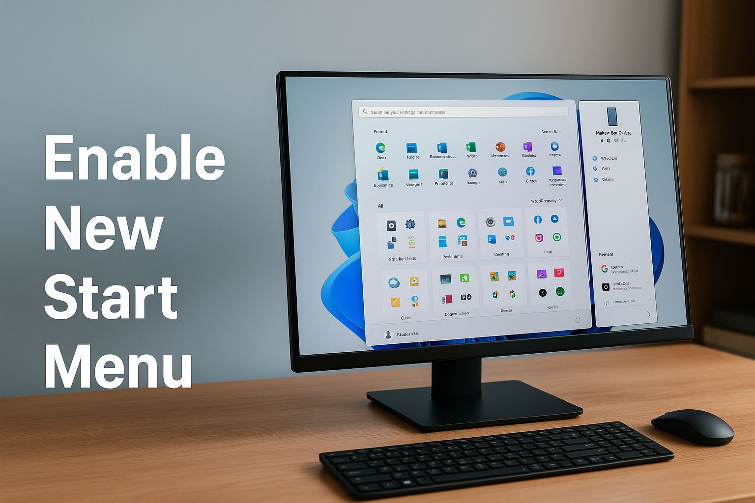 新しい Windows 11 スタート メニューを有効にする方法